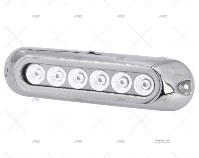 LUZ SUMERGIBLE BLANCO 12-28V INOX 6L