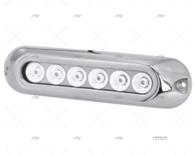 LUZ SUMERGIBLE BLANCO 12-28V INOX 6L