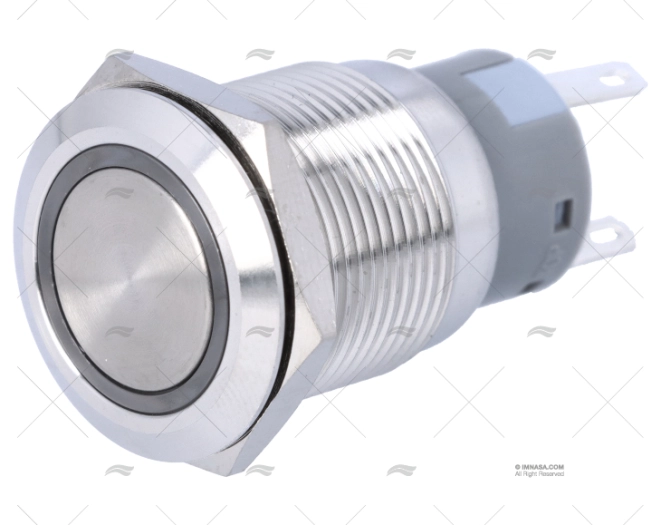 INTERRUPTOR ON-OFF 12V COM LED AZUL BEP