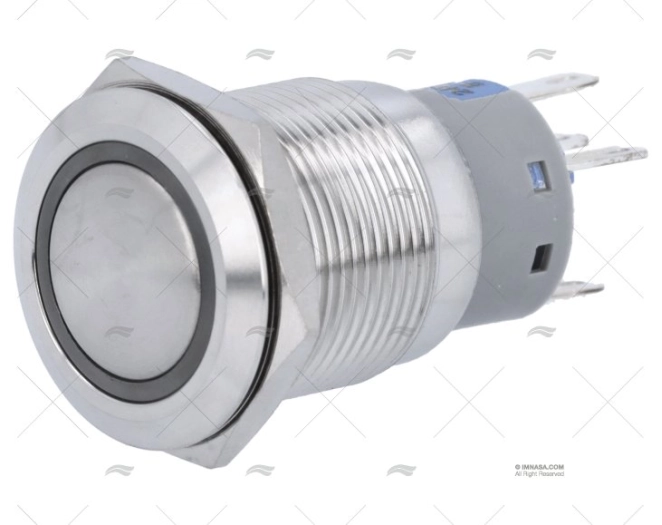 INTERRUPTOR ON-OFF 24V COM LED AZUL