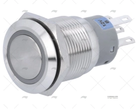 INTERRUPTOR MOMENTANEO 12V COM LED AZUL BEP