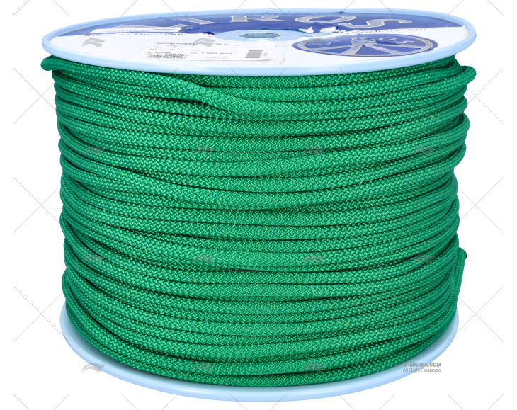 CORDAGE HERCULES 08mm VERD 200m LIROS