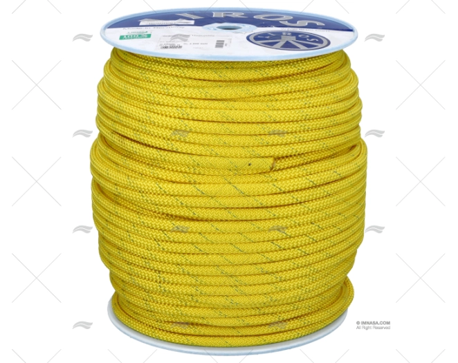 CORDAGE HERCULES 12mm JAUNE 200m LIROS