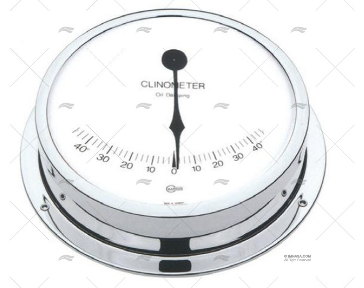 INCLINOMETER CHROMED 130mm BARIGO