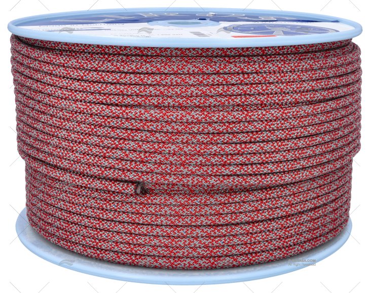 CORDAGE HERCULES VISION 08MM ROUGE 200MT LIROS