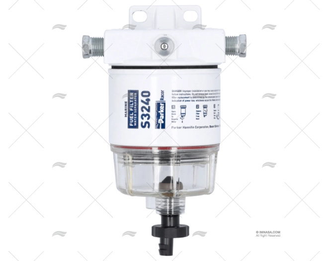 FILTRO FUEL S/AGUA GASOL 114L/H 40<130CV