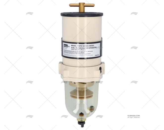 WATER/FUEL FILTER-SEPARATOR 341L/H