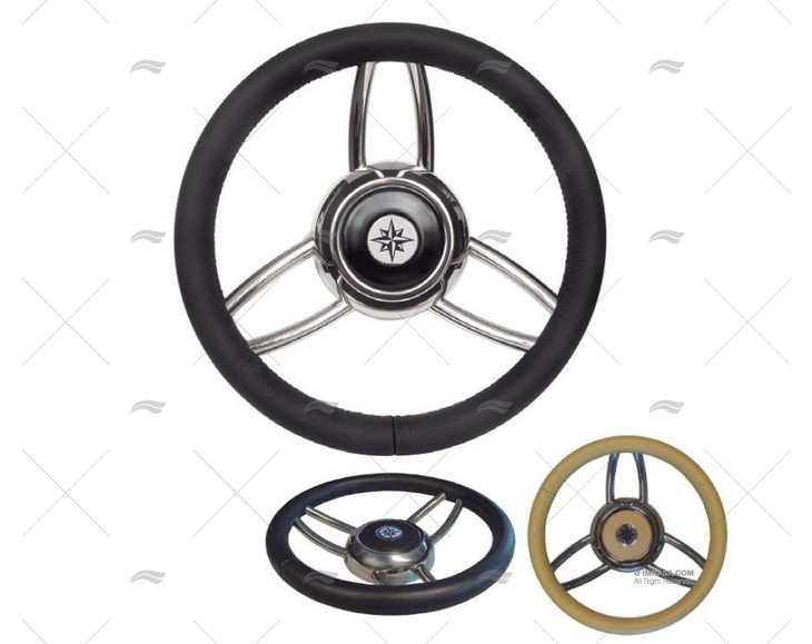 STEERING WHEEL T26A BEIGE 350mm