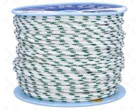 ESCOTA ALLROUND 08mm BLANCO/VERDE 200m LIROS