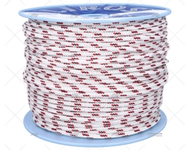 HALYARD ALLROUND 08mm WHITE/RED 200m LIROS