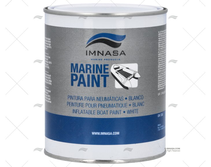 PINTURA DE BARCO INSUFLÁVEL 750cc BRANCO IMNASA