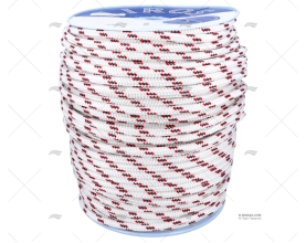 HALYARD ALLROUND 12mm WHITE/RED 200m LIROS