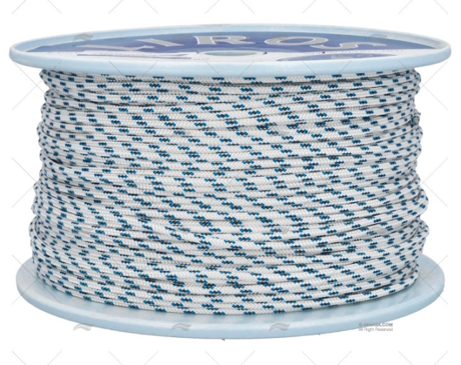 ECOUTE ALLROUND 04MM BLANC/BLEU 250MTS LIROS