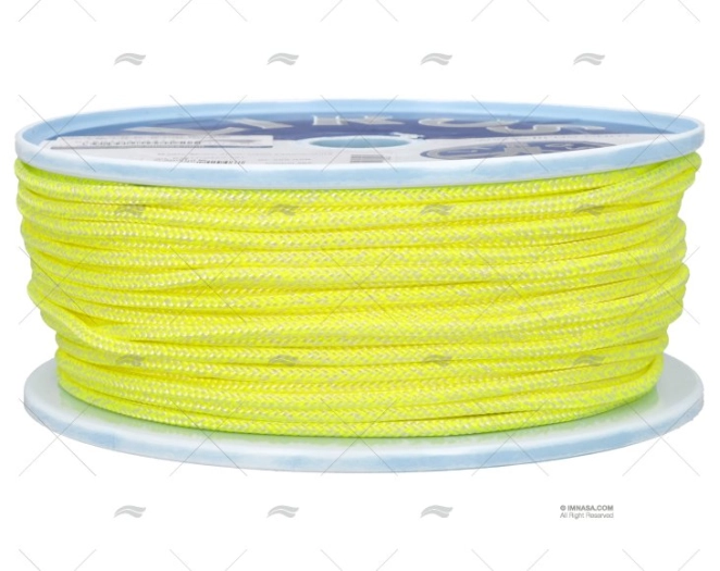 MAGIC SPEED ROPE 4mm NEON YELL-WHITE LIROS