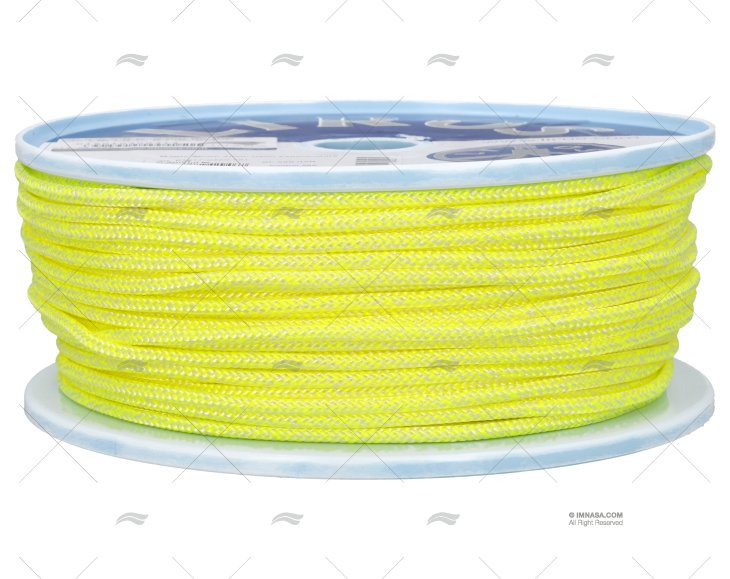 MAGIC SPEED ROPE 4mm NEON YELL-WHITE LIROS