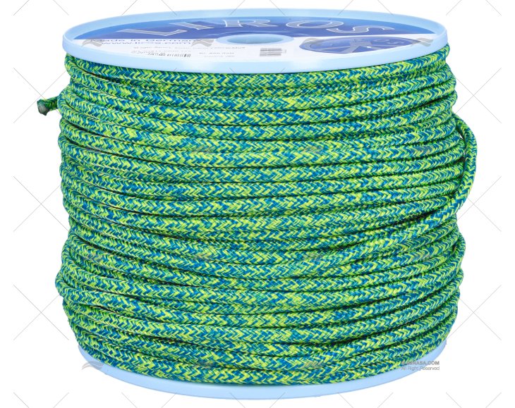 MAGIC SPEED ROPE 5mm NEON YELLOW-BLUE