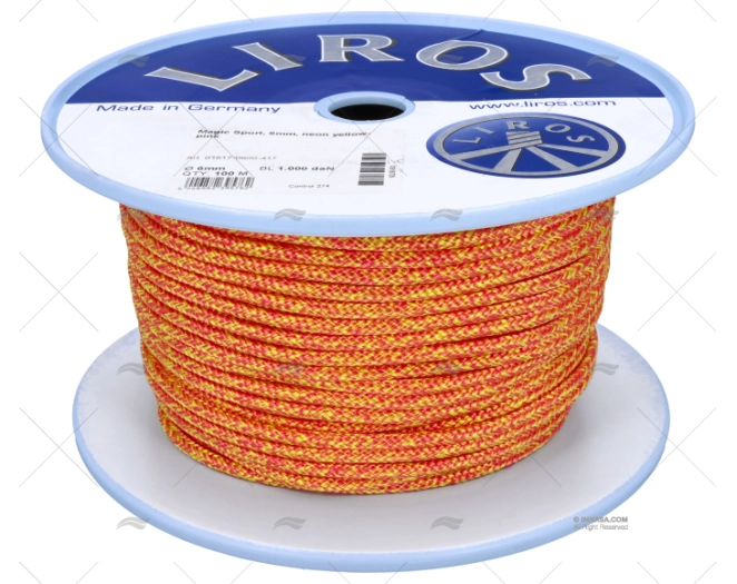 CABO MAGIC SPEED 6mm AMAR/ROSA 100m LIROS