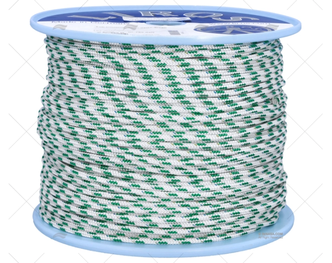 ROPE TOP CRUISING 05mm WHITE/GREEN 250m LIROS