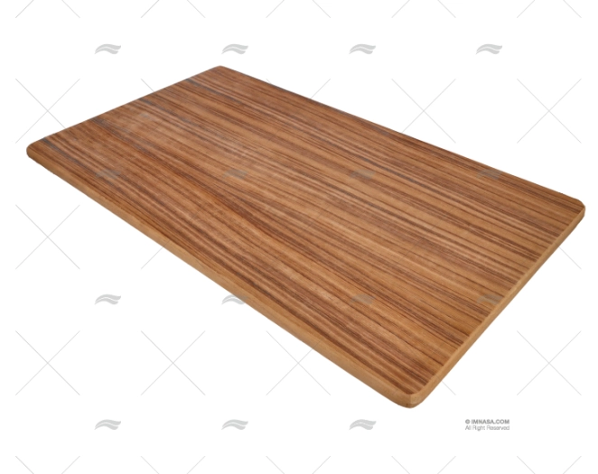 TABLERO MESA CHAPADO TECA 41x70 FORMA