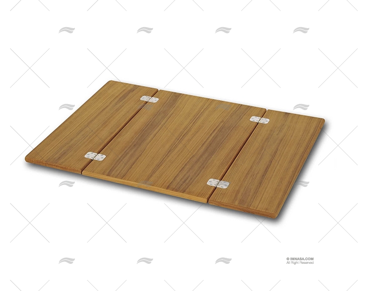 PLATEAU TABLE PLIABLE TECK 66x90cm FORMA