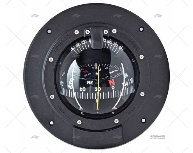 COMPASSES FRONTAL 180mm BLACK R85 AUTONAUTIC INSTRUMENTAL