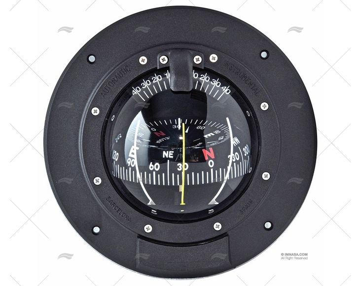 COMPASSES FRONTAL 180mm BLACK R85 AUTONAUTIC INSTRUMENTAL