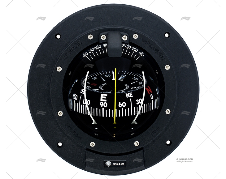 COMPASSES FRONTAL 152mm BLACK R100 AUTONAUTIC INSTRUMENTAL