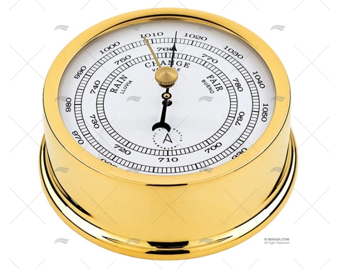 BAROMETER CHROMED  95mm DIAL 70mm AUTONAUTIC INSTRUMENTAL