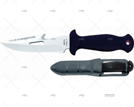 CUCHILLO DIVING C/FUN NEG 19-H12cm MAC COLTELLERIE