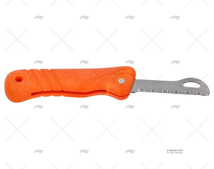 ORANGE FLOATING KNIFE WITH ROUND END MAC COLTELLERIE