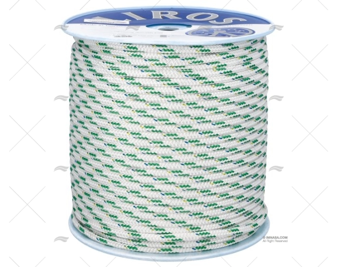 CABO TOP-CRUISING 12mm BRANCO / VERDE 20 LIROS