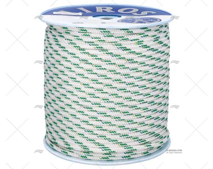 CABO TOP-CRUISING 12mm BRANCO / VERDE 20 LIROS