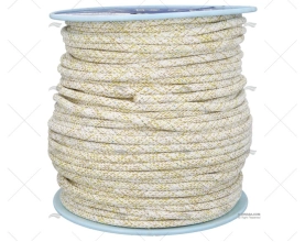 HALYARD TOP GRIP 10mm WHITE/YELLOW 200MT LIROS