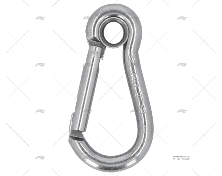 CARABINE HOOK S.S 6X60mm W/ EYE KONG