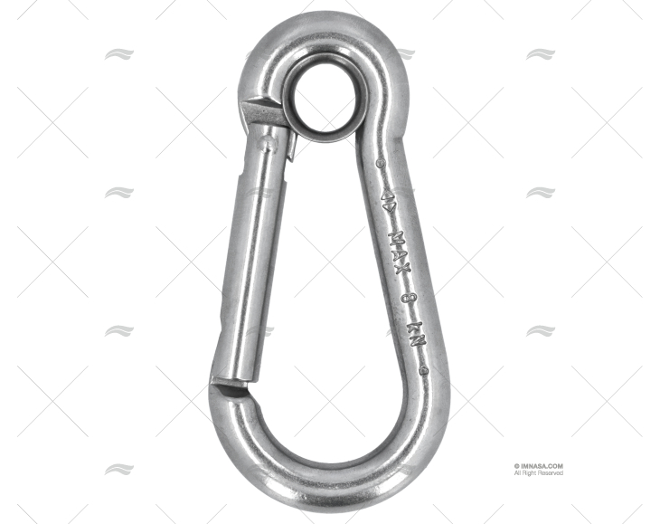 CARABINE HOOK S.S. 8X80mm W/ EYE KONG