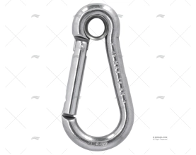 MOSQUETON CON OJO  10mm INOX KONG KONG