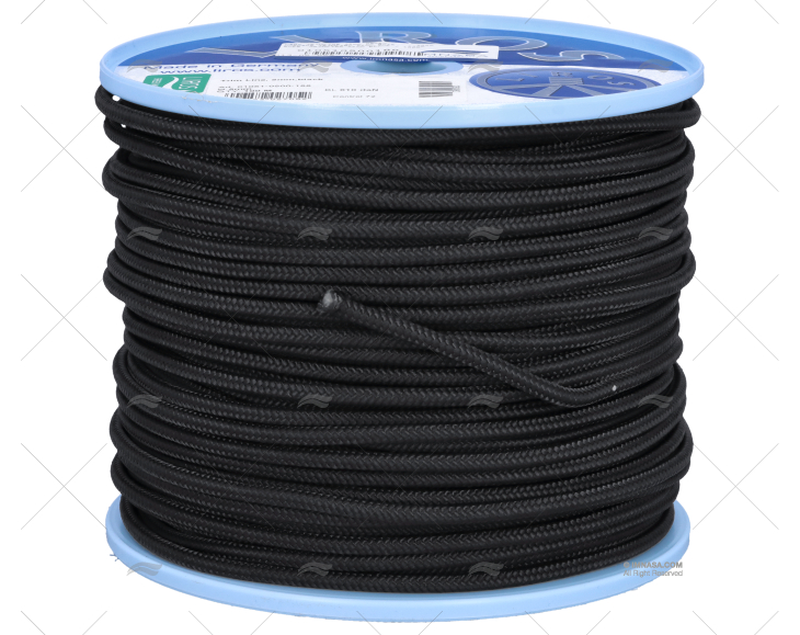 CORDAGE TRIMLINE 05mm NOIR   100m LIROS