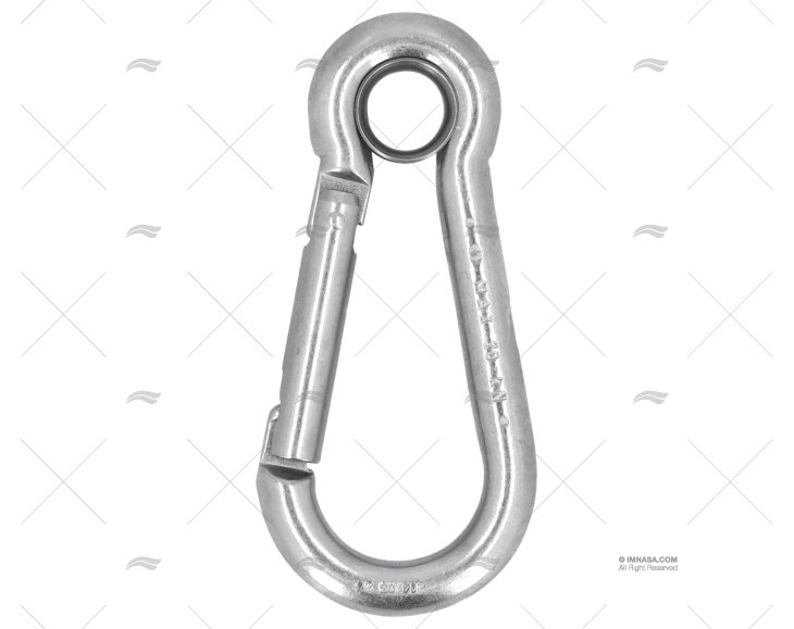 CARABINE HOOK S.S. 11X120mm W/ EYE KONG