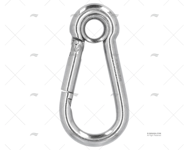 CARABINE HOOK W/ EYE S.S.316 5x50mm