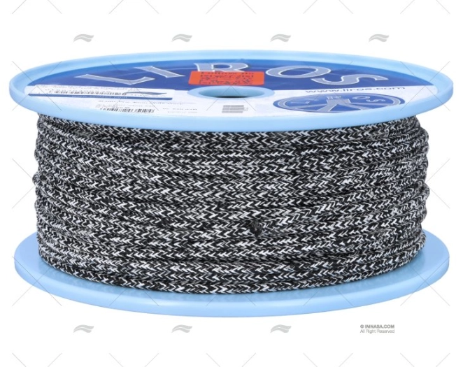 CORDAGE MAGIC PRO 04mm BLANC/NOIR 100m LIROS