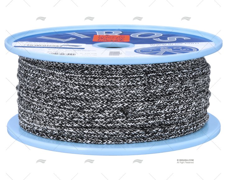 CORDAGE MAGIC PRO 04mm BLANC/NOIR 100m LIROS