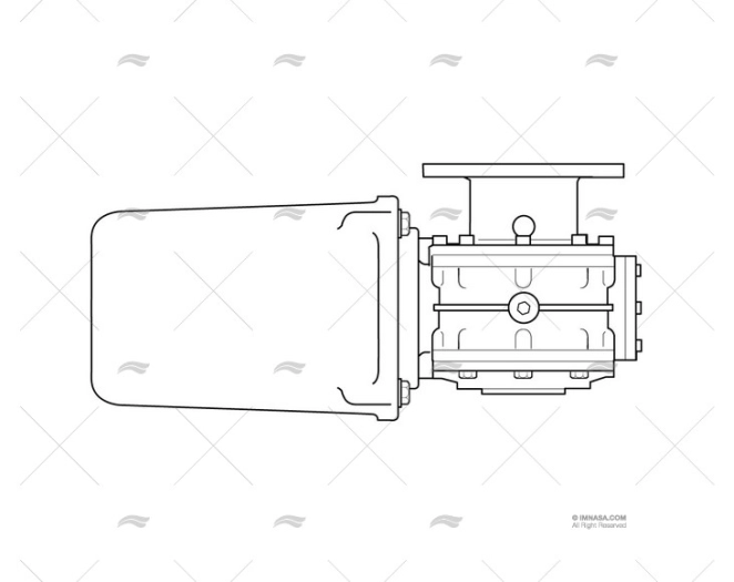 MOTOR MOLINETE  12v  700w V2 REDUCTOR LEWMAR