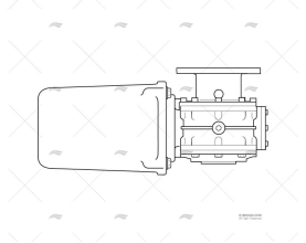 MOTEUR REDUCTEUR V2 IP68 NO FAST FIT LEWMAR