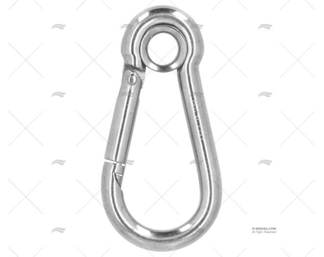 CARABINE HOOK W/ EYE S.S.316 6x60mm