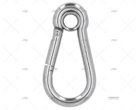 CARABINE HOOK W/ EYE S.S.316 8x80mm