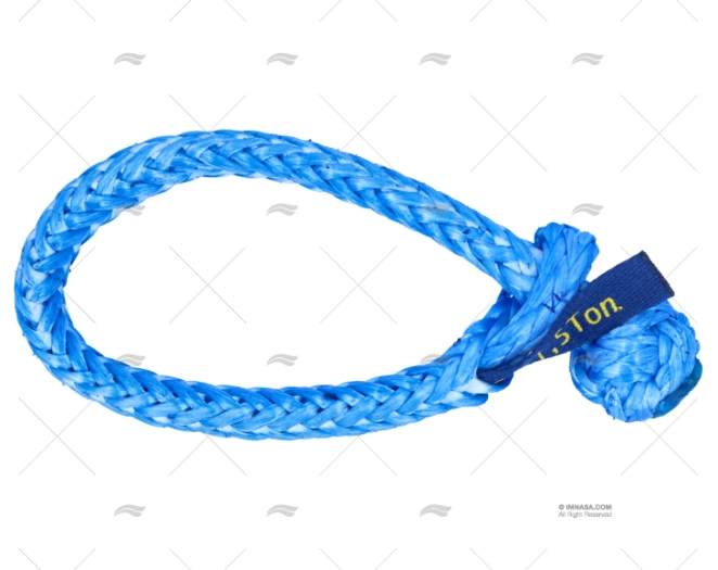 SHACKLE TEXTILE  9mm BLUE MAX LOAD 1,5t