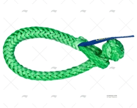 SHACKLE TEXTILE  9mm GREEN MAX LOAD 0,75