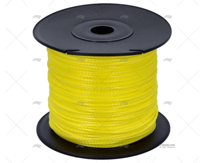 CORDAGE LIROS D-PRO  1,5mm JAUNE 100m LIROS