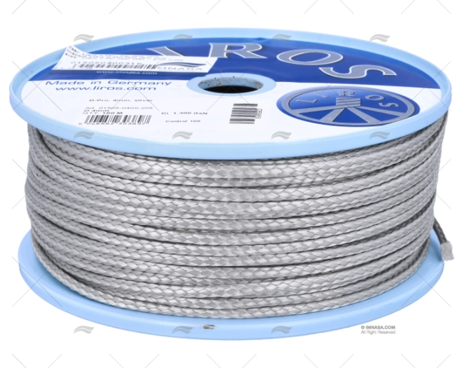 CORDAGE LIROS D-PRO 04mm GRIS 100m LIROS