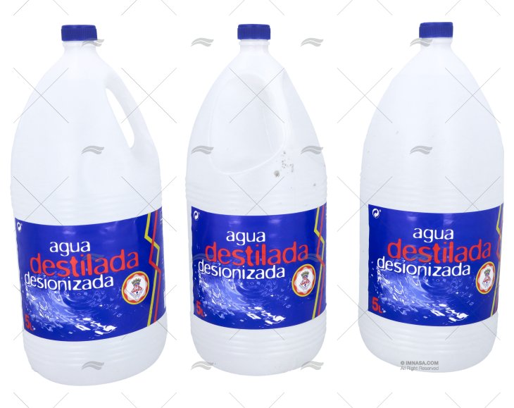 ÁGUA DESTILADA 5 LTR (3U.)